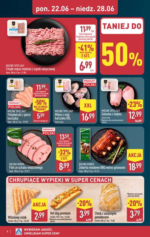 Aldi - gazetka promocyjna Pełny katalog! od poniedziałku 22.06 do niedzieli 28.06 - strona 8