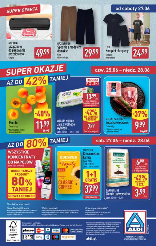 Aldi - gazetka promocyjna Pełny katalog! od poniedziałku 22.06 do niedzieli 28.06 - strona 51