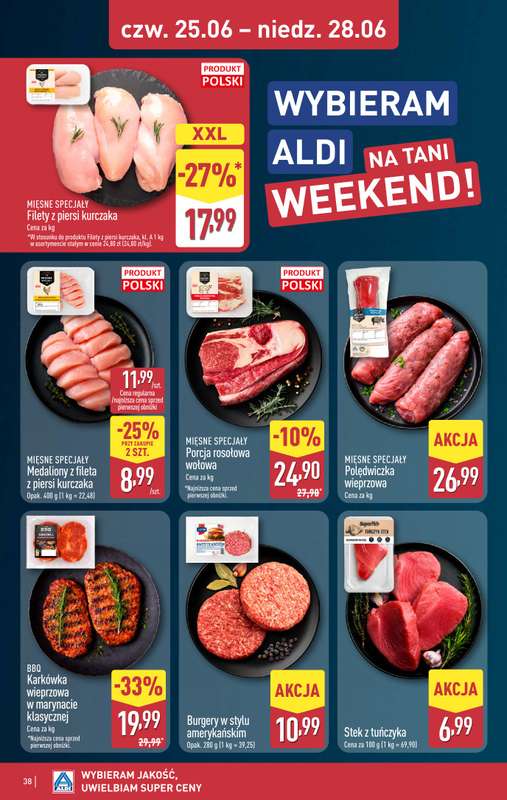 Aldi - gazetka promocyjna Pełny katalog! od poniedziałku 22.06 do niedzieli 28.06 - strona 38