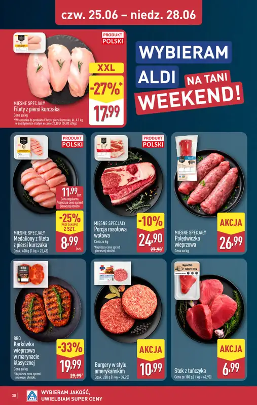 Aldi - gazetka promocyjna Pełny katalog! od poniedziałku 22.06 do niedzieli 28.06 - strona 38