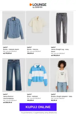 Lounge by Zalando - gazetka promocyjna Do -75%  Levi's® - Kobiety od piątku 19.06 do poniedziałku 22.06 - strona 11