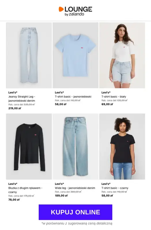 Lounge by Zalando - gazetka promocyjna Do -75%  Levi's® - Kobiety od piątku 19.06 do poniedziałku 22.06 - strona 2