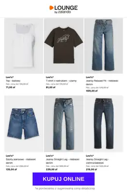 Lounge by Zalando - gazetka promocyjna Do -75%  Levi's® - Kobiety od piątku 19.06 do poniedziałku 22.06 - strona 9