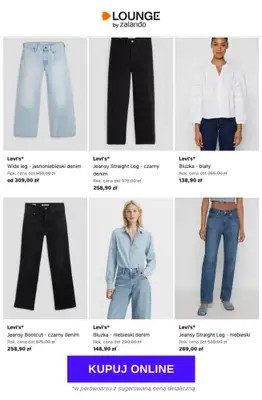 Lounge by Zalando - gazetka promocyjna Do -75%  Levi's® - Kobiety od piątku 19.06 do poniedziałku 22.06 - strona 7