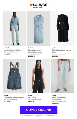 Lounge by Zalando - gazetka promocyjna Do -75%  Levi's® - Kobiety od piątku 19.06 do poniedziałku 22.06 - strona 5