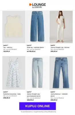 Lounge by Zalando - gazetka promocyjna Do -75%  Levi's® - Kobiety od piątku 19.06 do poniedziałku 22.06 - strona 4