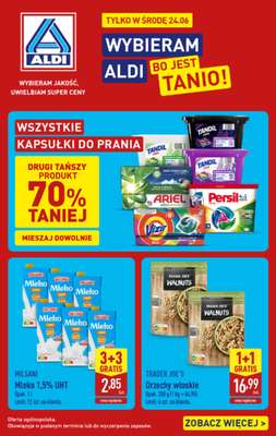 Aldi - gazetka promocyjna Najlepsze oferty na środę w Aldi! od środy 24.06 do środy 24.06