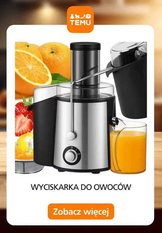 Temu - gazetka promocyjna Sokowirówki i roboty kuchenne od soboty 20.06  - strona 3