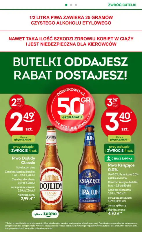 Żabka - gazetka promocyjna Gazetka od środy 17.06 do wtorku 30.06 - strona 62