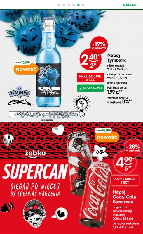 Żabka - gazetka promocyjna Gazetka od środy 17.06 do wtorku 30.06 - strona 45