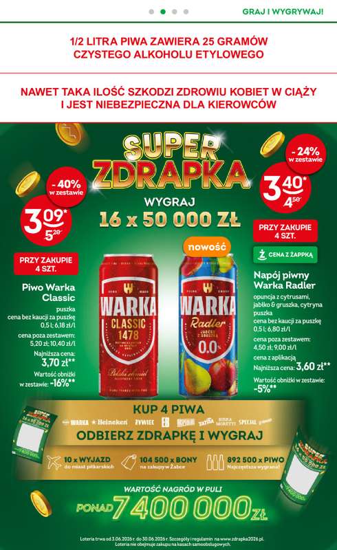Żabka - gazetka promocyjna Gazetka od środy 17.06 do wtorku 30.06 - strona 23