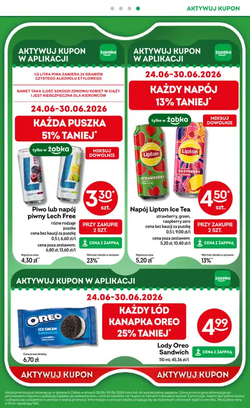 Żabka - gazetka promocyjna Gazetka od środy 17.06 do wtorku 30.06 - strona 61