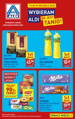 Aldi - gazetka promocyjna Najlepsze oferty na niedzielę w Aldi! od niedzieli 28.06 do niedzieli 28.06
