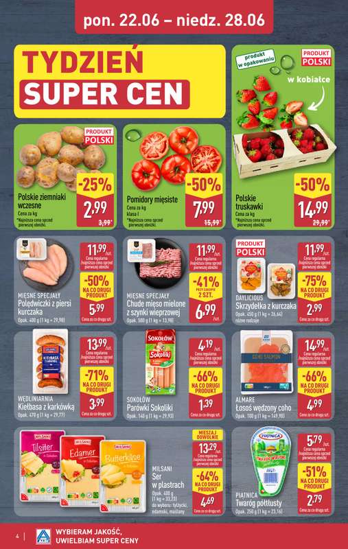 Aldi - gazetka promocyjna Weekend super cen w Aldi! od czwartku 25.06 do niedzieli 28.06 - strona 4