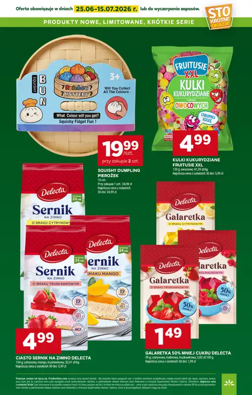 Stokrotka - gazetka promocyjna Stokrotne okazje  do środy 15.07 - strona 4