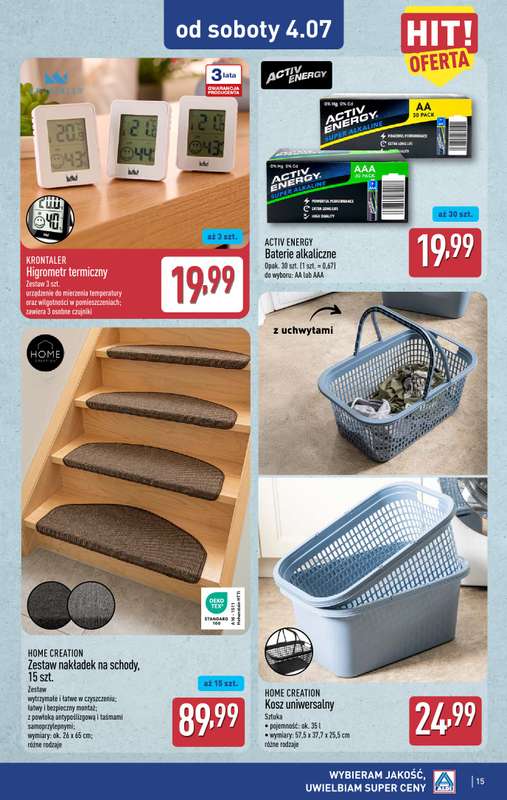 Aldi - gazetka promocyjna Aldi ma to coś! od środy 01.07 do soboty 04.07 - strona 15