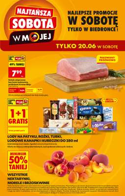 Biedronka - gazetka promocyjna Najtańsza sobota od soboty 20.06 do soboty 20.06