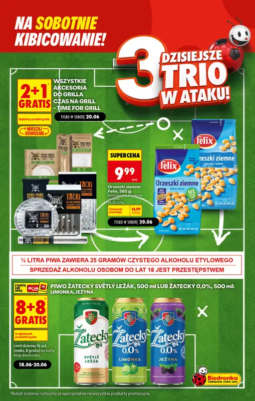 Biedronka - gazetka promocyjna Sobotnie kibicowanie od piątku 19.06 do soboty 20.06 - strona 7