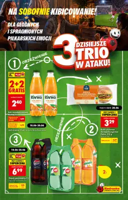 Biedronka - gazetka promocyjna Sobotnie kibicowanie od piątku 19.06 do soboty 20.06