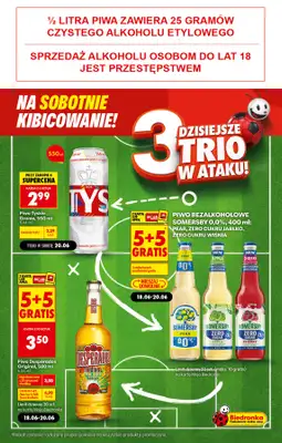 Biedronka - gazetka promocyjna Sobotnie kibicowanie od piątku 19.06 do soboty 20.06 - strona 6