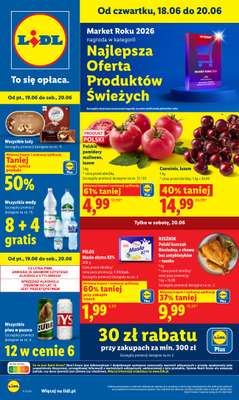 Lidl - gazetka promocyjna Oferta od czwartku od czwartku 18.06 do soboty 20.06