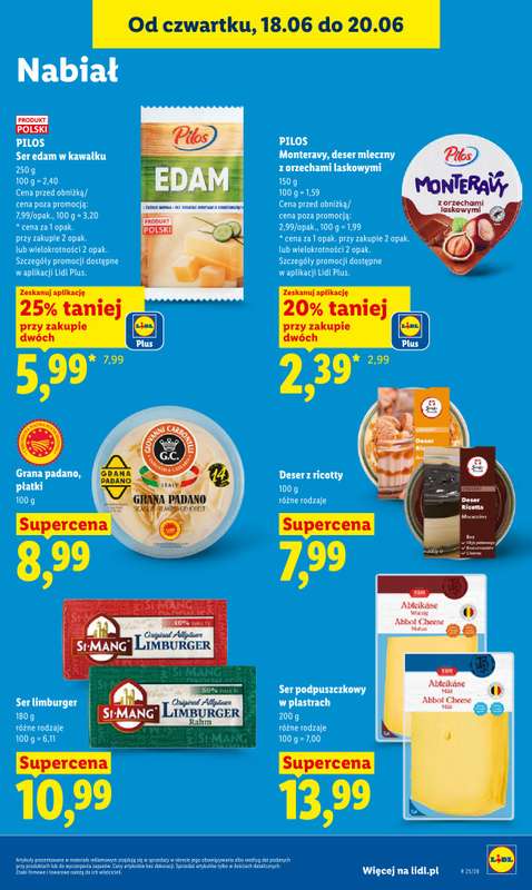 Lidl - gazetka promocyjna Oferta od czwartku od czwartku 18.06 do soboty 20.06 - strona 55