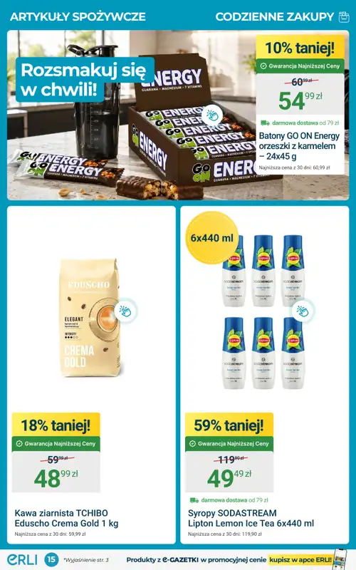 ERLI - gazetka promocyjna HITy e-Gazetki Erli! od poniedziałku 22.06 do niedzieli 28.06 - strona 15