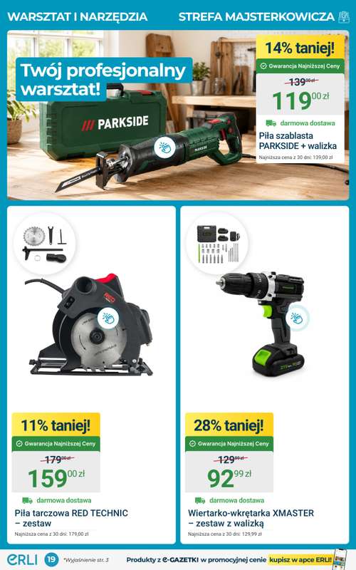 ERLI - gazetka promocyjna HITy e-Gazetki Erli! od poniedziałku 22.06 do niedzieli 28.06 - strona 19