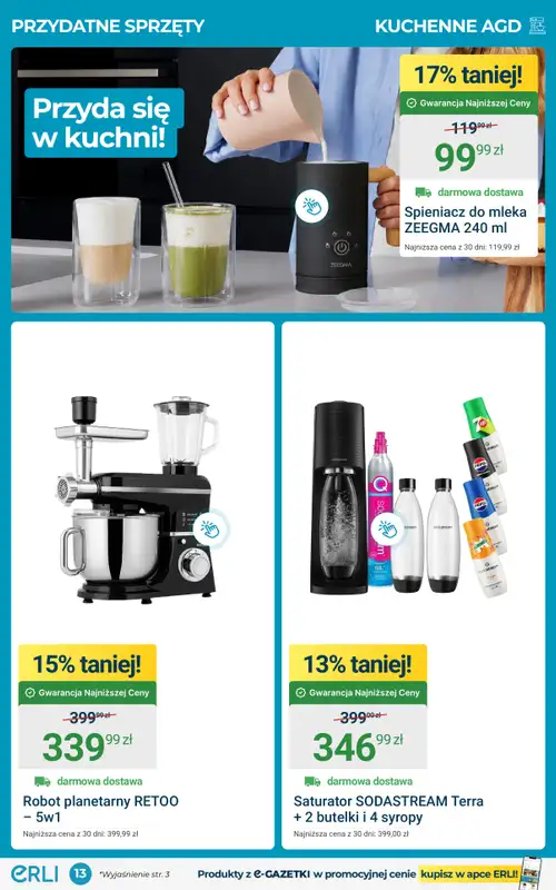 ERLI - gazetka promocyjna HITy e-Gazetki Erli! od poniedziałku 22.06 do niedzieli 28.06 - strona 13