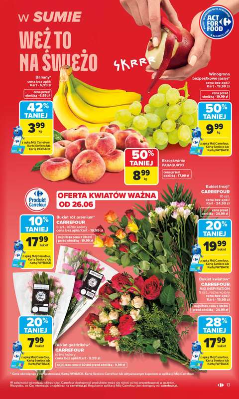 Carrefour - gazetka promocyjna Gazetka Carrefour od poniedziałku od poniedziałku 22.06 do niedzieli 28.06 - strona 15