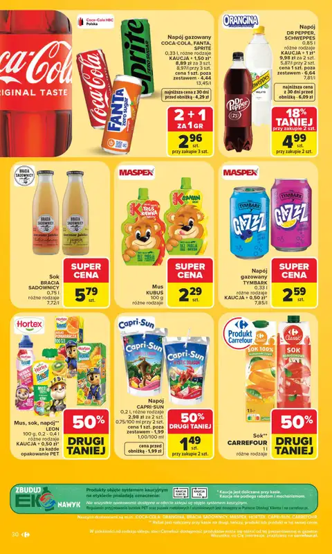 Carrefour - gazetka promocyjna Gazetka Carrefour od poniedziałku od poniedziałku 22.06 do niedzieli 28.06 - strona 34