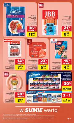 Carrefour - gazetka promocyjna Gazetka Carrefour od poniedziałku od poniedziałku 22.06 do niedzieli 28.06 - strona 17