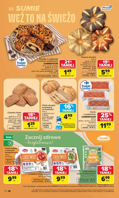 Carrefour - gazetka promocyjna Gazetka Carrefour od poniedziałku od poniedziałku 22.06 do niedzieli 28.06 - strona 18