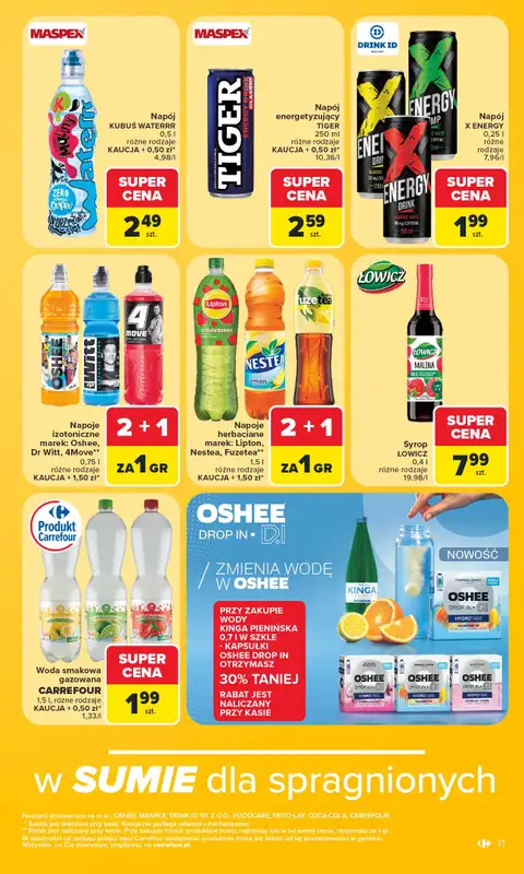 Carrefour - gazetka promocyjna Gazetka Carrefour od poniedziałku od poniedziałku 22.06 do niedzieli 28.06 - strona 35