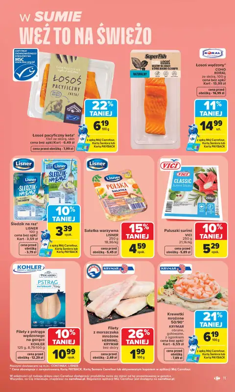 Carrefour - gazetka promocyjna Gazetka Carrefour od poniedziałku od poniedziałku 22.06 do niedzieli 28.06 - strona 13