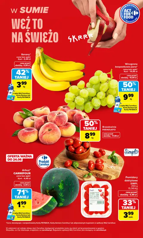 Carrefour - gazetka promocyjna Gazetka Weź to na świeżo od poniedziałku 22.06 do niedzieli 28.06 - strona 5