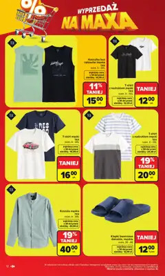 Carrefour - gazetka promocyjna Gazetka Wyprzedaż na MAXA od poniedziałku 22.06 do soboty 04.07 - strona 12