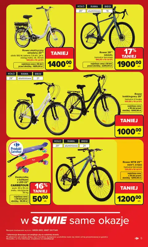 Carrefour - gazetka promocyjna Gazetka Wyprzedaż na MAXA od poniedziałku 22.06 do soboty 04.07 - strona 5