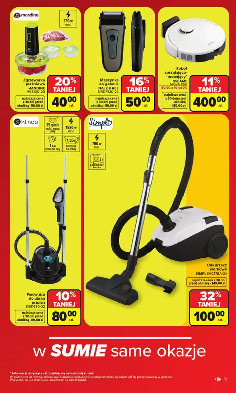 Carrefour - gazetka promocyjna Gazetka Wyprzedaż na MAXA od poniedziałku 22.06 do soboty 04.07 - strona 9