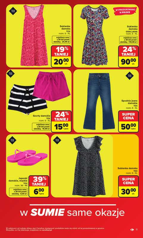 Carrefour - gazetka promocyjna Gazetka Wyprzedaż na MAXA od poniedziałku 22.06 do soboty 04.07 - strona 11