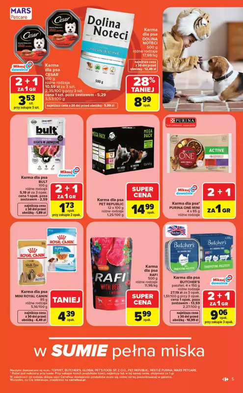Carrefour - gazetka promocyjna Gazetka ZOOkątek od poniedziałku 22.06 do soboty 04.07 - strona 5