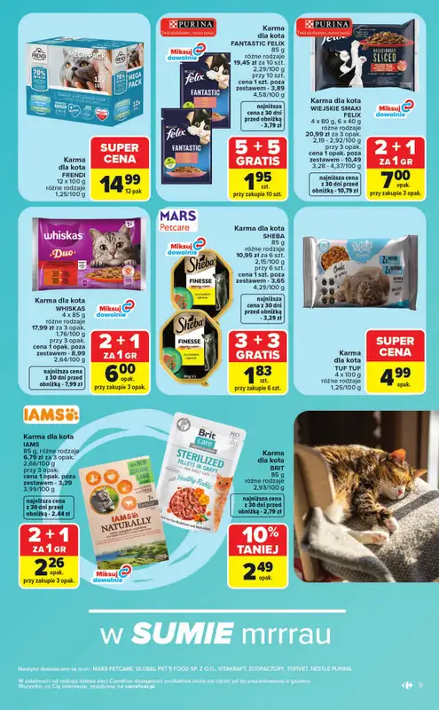 Carrefour - gazetka promocyjna Gazetka ZOOkątek od poniedziałku 22.06 do soboty 04.07 - strona 9