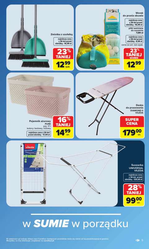 Carrefour - gazetka promocyjna Gazetka w SUMIE same okazje od poniedziałku 22.06 do soboty 04.07 - strona 5