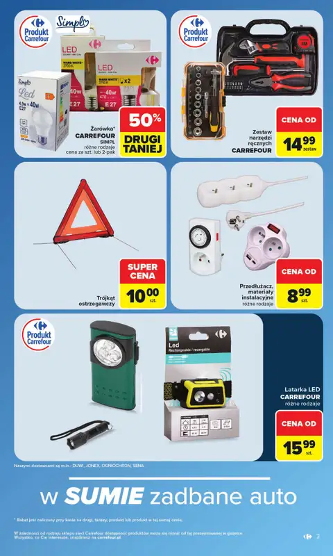 Carrefour - gazetka promocyjna Gazetka w SUMIE same okazje od poniedziałku 22.06 do soboty 04.07 - strona 3
