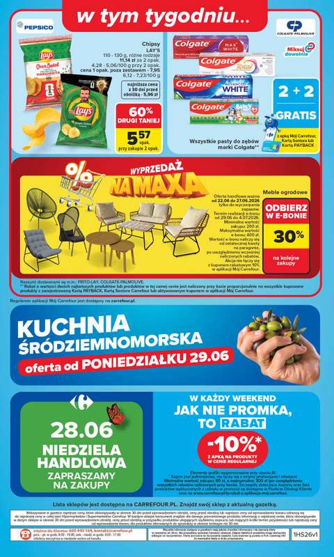 Carrefour Market - gazetka promocyjna Gazetka Carrefour Market od poniedziałku od poniedziałku 22.06 do niedzieli 28.06 - strona 44
