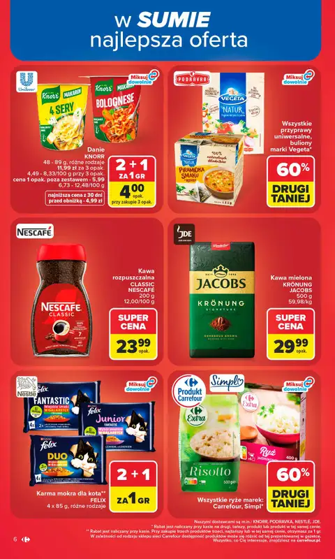 Carrefour Market - gazetka promocyjna Gazetka Carrefour Market od poniedziałku od poniedziałku 22.06 do niedzieli 28.06 - strona 8