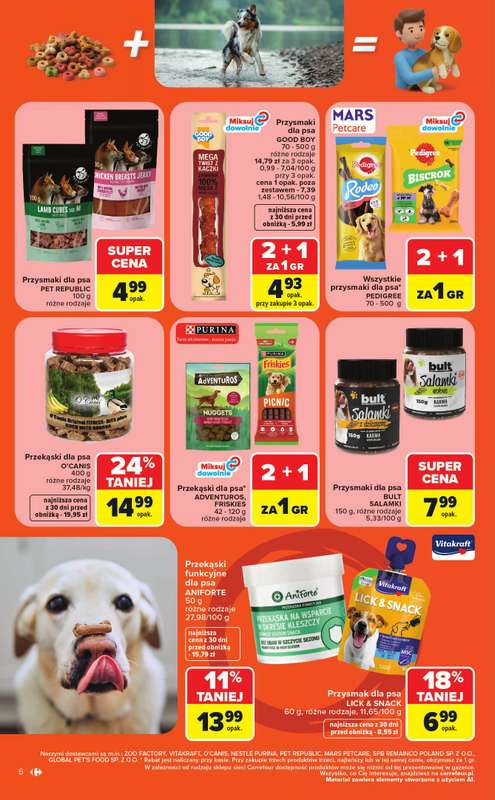 Carrefour Market - gazetka promocyjna Gazetka ZOOkątek od poniedziałku 22.06 do soboty 04.07 - strona 6