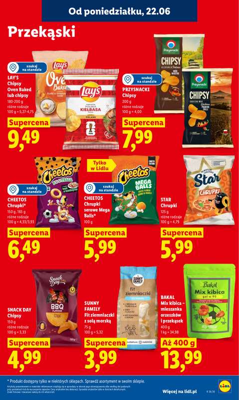 Lidl - gazetka promocyjna Oferta od poniedziałku od poniedziałku 22.06 do środy 24.06 - strona 77