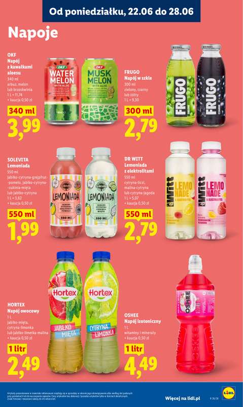 Lidl - gazetka promocyjna Oferta od poniedziałku od poniedziałku 22.06 do środy 24.06 - strona 73