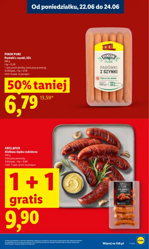 Lidl - gazetka promocyjna Oferta od poniedziałku od poniedziałku 22.06 do środy 24.06 - strona 5
